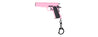 Tactical Detachable Mini 1911 Pistol Keychain (Color: Pink)