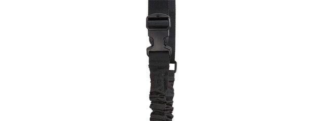 Lancer Tactical Heavy Duty Foam Padded Single Point Sling w/ QD Buckle (Color: Black)