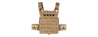 Lightweight SPC Laser Cut Tactical Vest (Color: Coyote Brown)