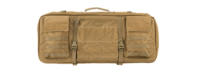 Lancer Tactical 1000D Nylon 3-Way Carry 29" Double Rifle Gun Bag (Khaki) Airsoft Gun Accessories