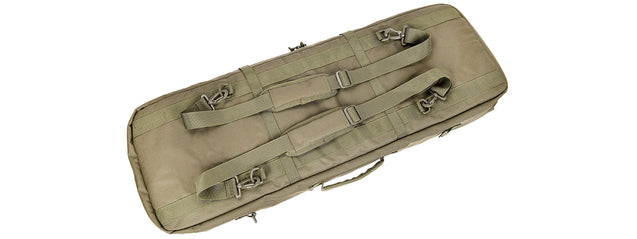 Lancer Tactical 1000D Nylon 3-Way Carry 35" Double Rifle Gun Bag (GREEN) Airsoft Gun Accessories