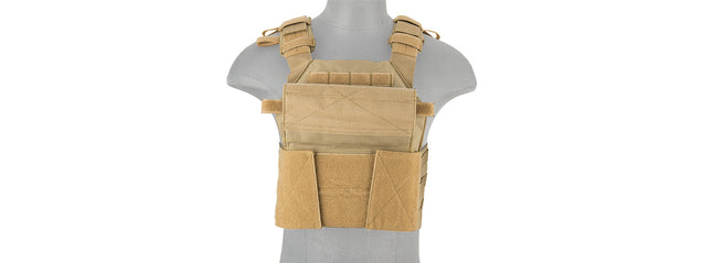 Lancer Tactical Assault Recon Plate Carrier (Tan)