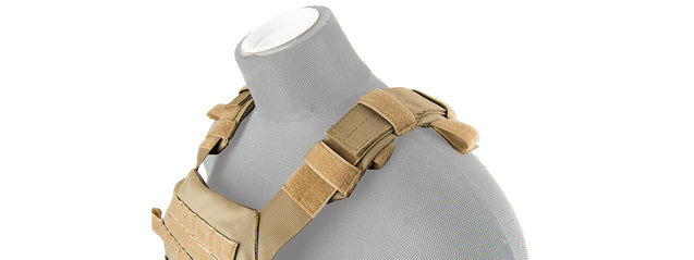 Lancer Tactical Assault Recon Plate Carrier (Tan)