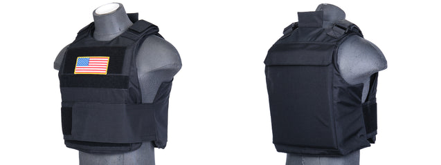 CA-302BN Nylon Body Armor Tactical Vest (Black) Airsoft Gun / Accessories