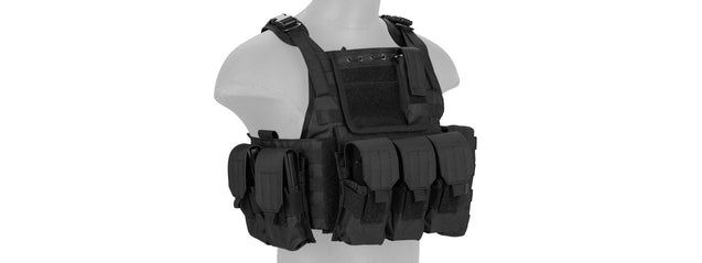 CA-305BN Nylon Assault Tactical Vest (Black)