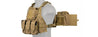 Ca-305Tn Nylon Tactical Assault Plate Carrier (Tan) Airsoft Gun / Accessories