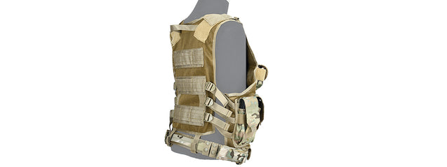 Ca-310Cn Cross Draw Vest W/Holster (Camo)