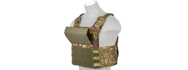 CA-313P Speed Attack Tactical Vest (PC Green) Airsoft Gun Accessories