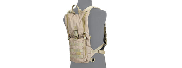 Ca-321Kn Lancer Tactical Lightweight Hydration Backpack (Coyote Brown) Airsoft Gun Accessories