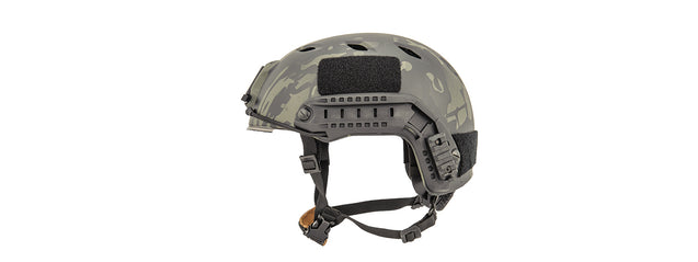 Ca-334U Ach Base Jump Helmet (Camo Black), Lg/Xl