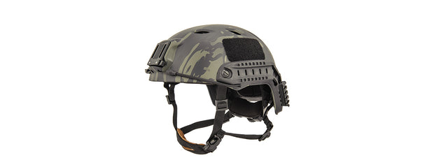 Ca-334U Ach Base Jump Helmet (Camo Black), Lg/Xl