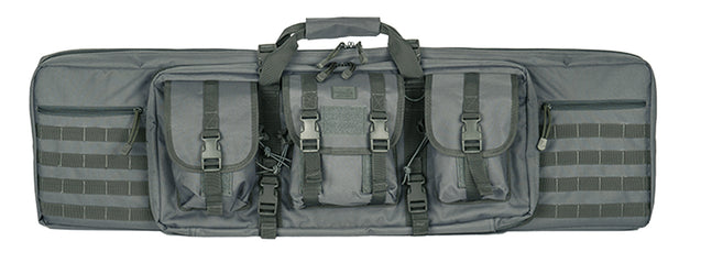 Ca-343Gy2 Molle 42" Double Gun Bag (Gray) Airsoft Gun Accessories