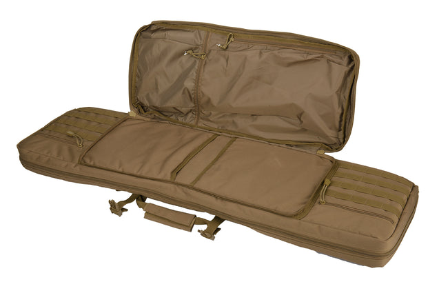 Ca-343K2 Lancer Tactical Molle 42" Double Gun Bag (Khaki) Airsoft Gun Accessories