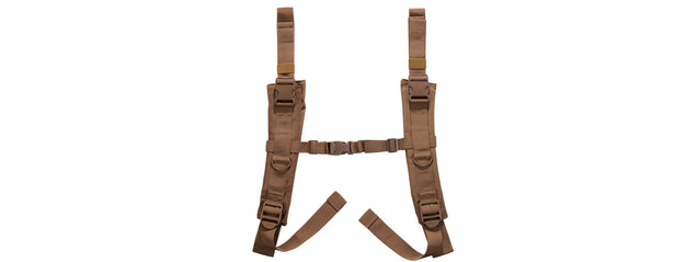 Lancer Tactical Double Gun Bag Replacement Strap (Color: Tan/Brown)