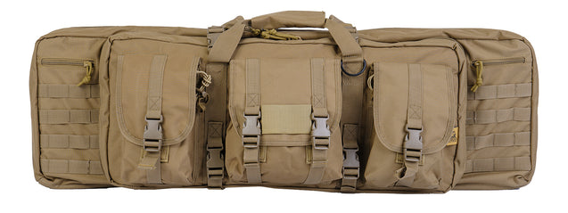 Ca-345K Molle 36" Double Gun Bag (Color: Coyote Brown) Airsoft Gun Accessories