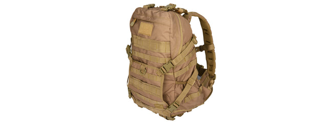 Ca-353Kn 600D Nylon Edc Fast Molle Backpack (Khaki) Airsoft Gun Accessories