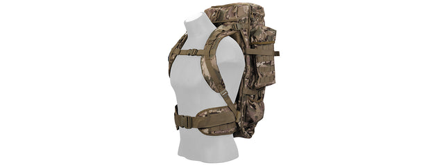 Ca-356Cn Tactical Nylon Rifle Backpack (Camo) Airsoft Gun Accessories
