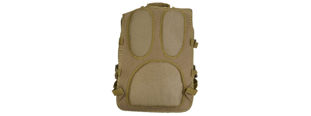 Lancer Tactical CA-357T Tactical Laptop Backpack, Tan Airsoft Gun Accessories