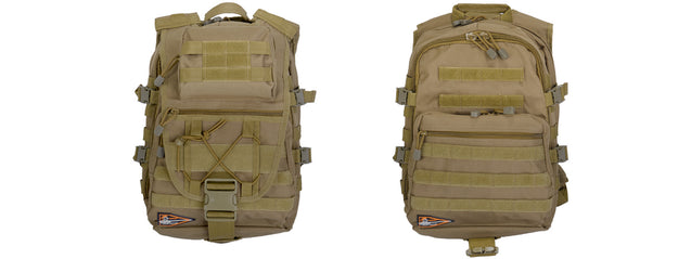 Lancer Tactical CA-357T Tactical Laptop Backpack, Tan Airsoft Gun Accessories