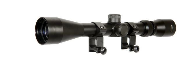 Lancer Tactical CA-408B 3-9x40 Rifle Scope w/Rings