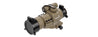 Ca-445 Red & Green Dot Sight W/ Rail Mount (Dark Earth)