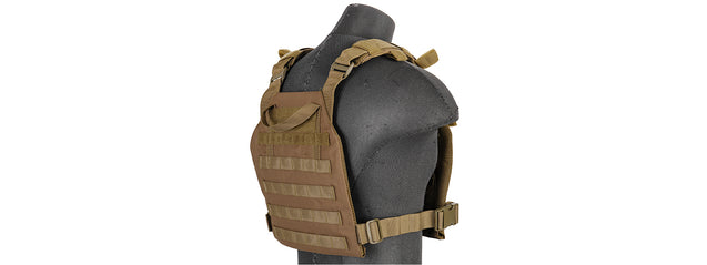 CA-883KN Nylon Lightweight Tactical Vest (Khaki)