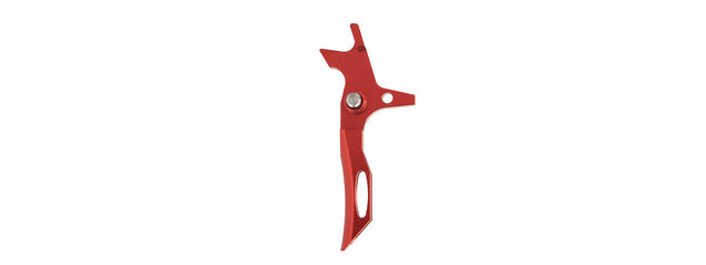 Lancer Tactical RA Style Aluminum Trigger for AEG Airsoft Rifles (Red)