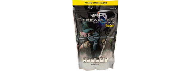 Lancer Tactical 0.20g Tracer BBs 5000 Count Airsoft Gun Accessories