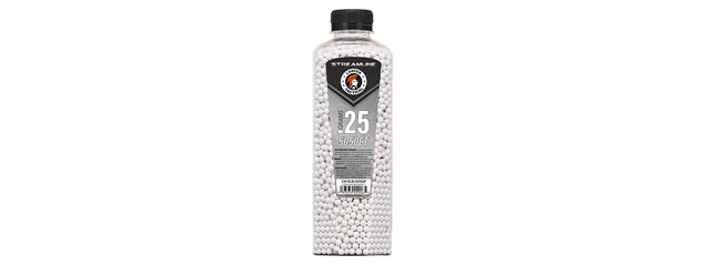 Lancer Tactical 5050 Round 0.25g Streamline Competition Grade BB Bottle (Color: White)