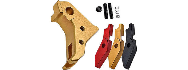 COWCOW Tactical G-Series Pistol Trigger (Gold) Airsoft Gun / Accessories