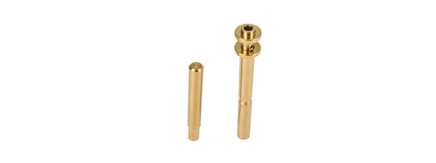 COWCOW CNC Stainless Steel Adjustable Spring Guide Rod for TM Hi-Capa Pistols (Gold) Airsoft Gun / Accessories