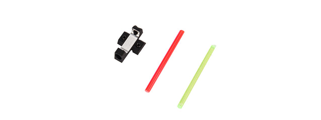 CowCow CNC Aluminum T1 Fiber Optic Front Sight for TM Hi-Capa Pistols Airsoft Gun / Accessories