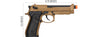 Double Bell M92 Gas Blowback Airsoft Pistol (TAN)