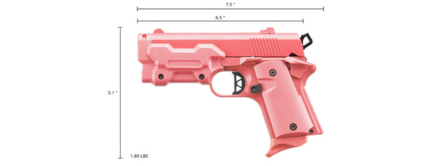 Double Bell AM45 Vorpal Bunny Gas Blowback Pistol (Pink - Metal)