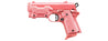 Double Bell AM45 Vorpal Bunny Gas Blowback Pistol (Pink - Metal)