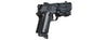 Double Bell AM45 Vorpal Bunny Gas Blowback Pistol (Black - Metal)