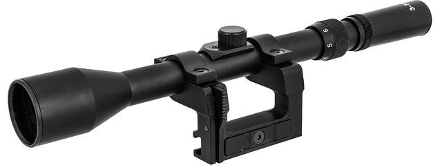 Double Bell Quick Release Rifle Scope Mount for Kar 98k WWII Rifle (BLACK) Airsoft Gun 