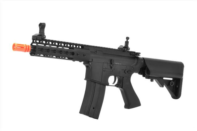 GE M4 Carbine Airsoft AEG Rifle w/ Full Metal KeyMod RIS - BLACK Airsoft Gun Guns