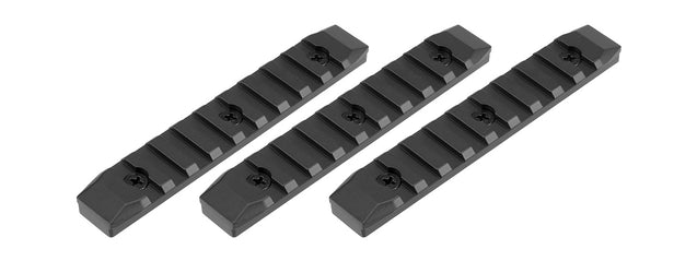 Golden Eagle Airsoft Gun Full Metal KeyMod 9-Slot Picatinny Rail Segments (Black)