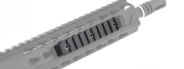 Golden Eagle Airsoft Gun Full Metal KeyMod 9-Slot Picatinny Rail Segments (Black)