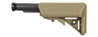 Golden Eagle Retractable Sopmod Stock W/ Buffer Tube (Tan)