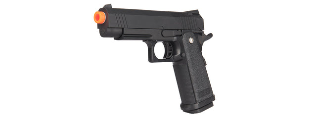 Ge3006 Golden Hawk Spring Airsoft Hi Capa Pistol W/ Metal Slide (Black)