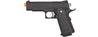 Ge3006 Golden Hawk Spring Airsoft Hi Capa Pistol W/ Metal Slide (Black)