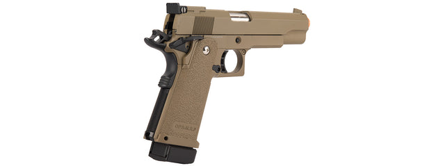 Golden Eagle IMF 3304 OPS-M.RP 1911A1 Single Stack Semi-Auto GBB Metal Pistol, De