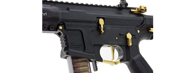 G&G CM16 ARP9 Stealth Gold PDW AEG (Color: Black / Gold) Airsoft Gun Guns