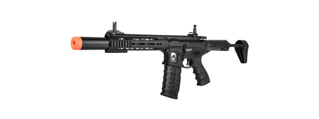 G&G Pdw15-Cqb 9" Aeg Airsoft Rifle W/ Mock Suppressor - Black