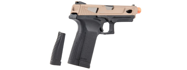 G&G GTP9 MS Gas Blowback Airsoft Pistol (Color: Black / Desert Tan)