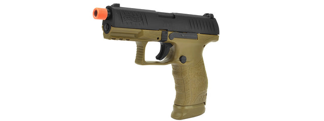 Walther Ppq Gas Blowback Licensed Airsoft Pistol - Black / Tan