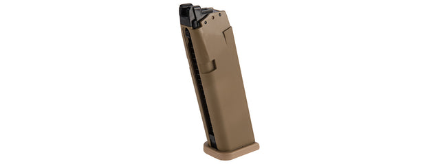 Elite Force 20rd Magazine for Glock 19X GEN5 Airsoft GBB Pistol - TAN Airsoft Gun Accessories