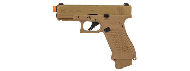 Elite Force Fully Licensed Glock 19X Gas Half-Blowback CO2 Airsoft Pistol (Tan)